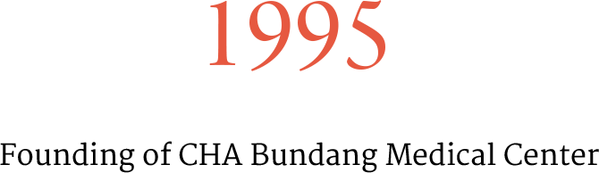 1995 Founding of CHA Bundang Medical Center